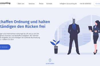 Magni & Tude UG (haftungsbeschränkt) Kunden & Projekte Website für Mr.Accounting